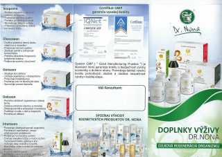 Leták - Doplmky výživy - 20 ks